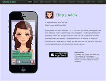 Tablet Screenshot of chattyaddie.com